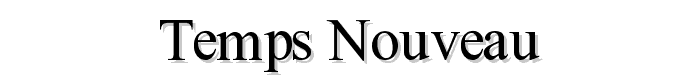 Temps Nouveau font